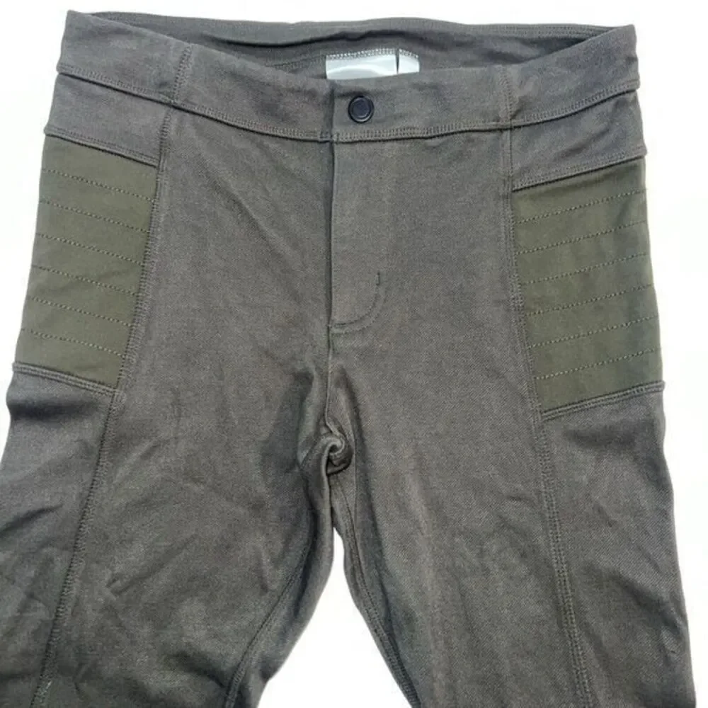 Athleta Trailsetter Ponte‎ Motion Pants Yosemite Olive Green Athletic Size 4